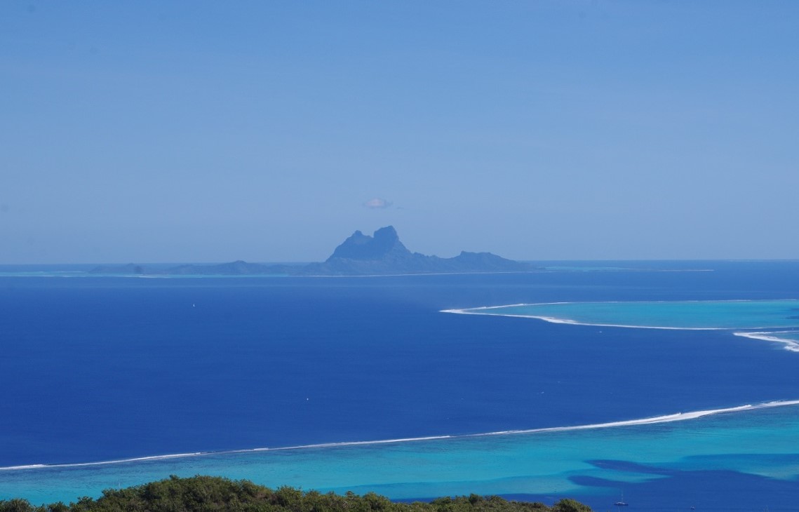 Mont Temehani Rahi - vue sur Bora Bora