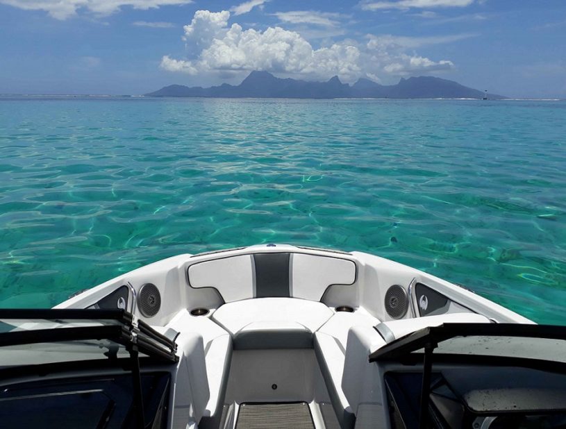 Jetboat - vue sur Moorea