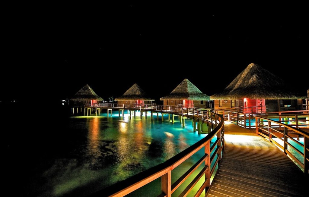 Bungalows sur Pilotis